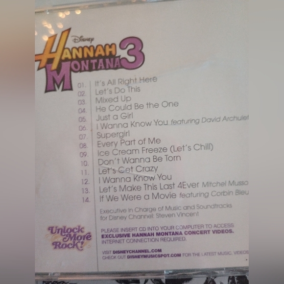 3 Untested Used Hannah Montana & Miley Cyrus CDs - Picture 15 of 16